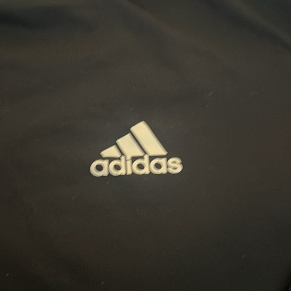 Adidas climalite long sleeve black performance shirt boys medium 11/12 years - Picture 3 of 5